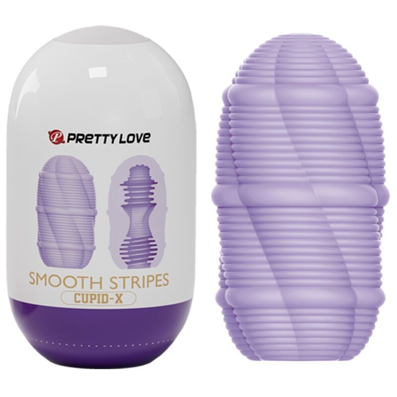 PRETTY LOVE - SMOOTH STRIPES CUPID MASTURBATOR EGG PRETTY LOVE MALE - 1