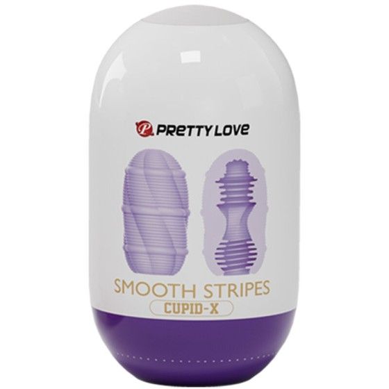 PRETTY LOVE - SMOOTH STRIPES CUPID MASTURBATOR EGG PRETTY LOVE MALE - 3