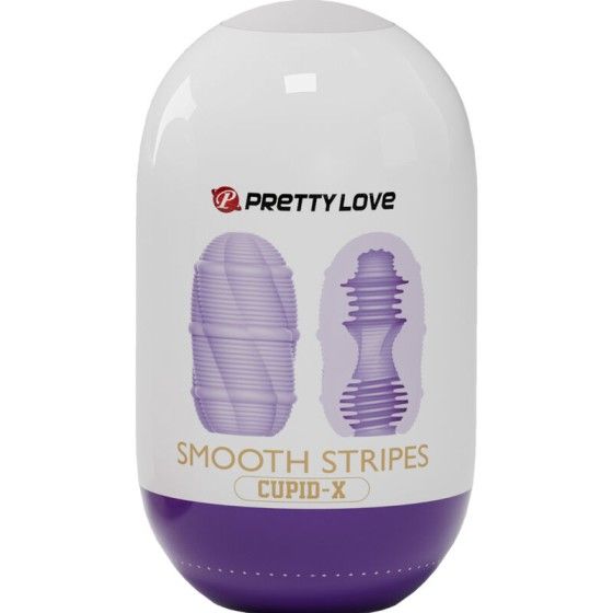 PRETTY LOVE - SMOOTH STRIPES CUPID MASTURBATOR EGG PRETTY LOVE MALE - 5