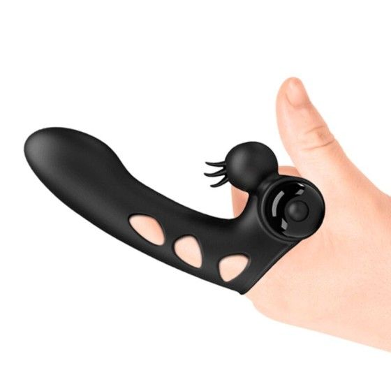 PRETTY LOVE - ORLANDO BLACK VIBRATOR FINGER COVER PRETTY LOVE MALE - 9