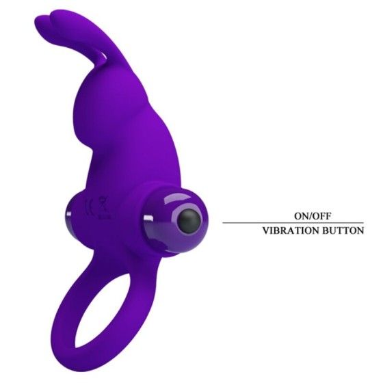 PRETTY LOVE - VIBRATOR RING I RABBIT FOR PURPLE PENIS PRETTY LOVE MALE - 8