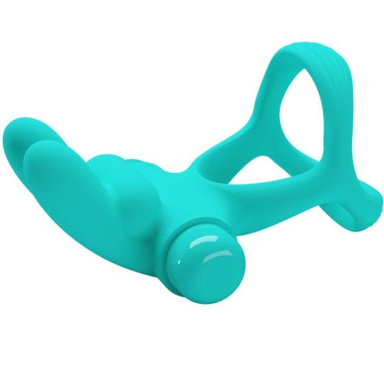 PRETTY LOVE - DANTE GREEN RABBIT VIBRATOR RING PRETTY LOVE MALE - 3