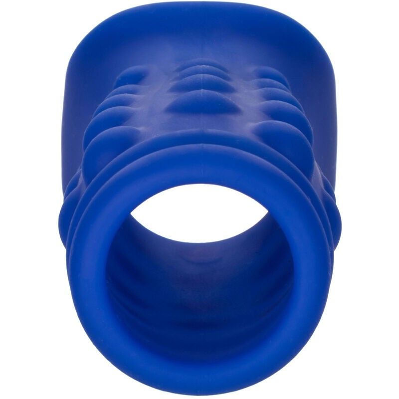 ADMIRAL - BEADED PENIS COVER LIQUID SILICONE BLUE ADMIRAL - 3