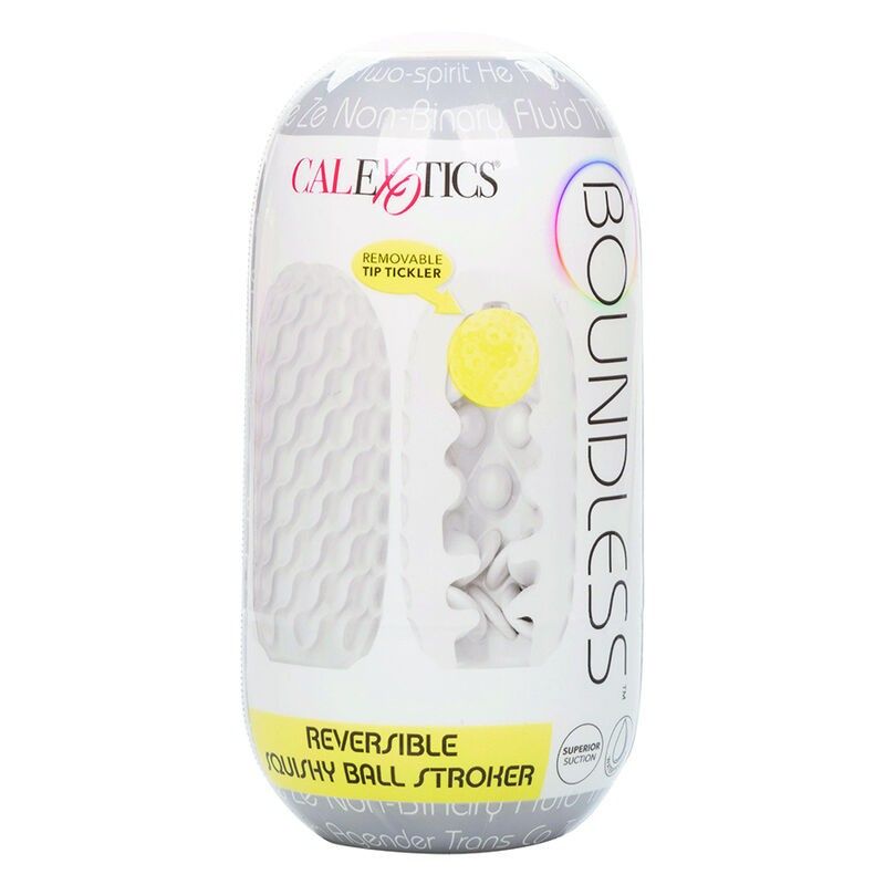 CALIFORNIA EXOTICS - BOUNDLESS REVERSIBLE SQUISHY BALL STROKE GREY CALIFORNIA EXOTICS - 2