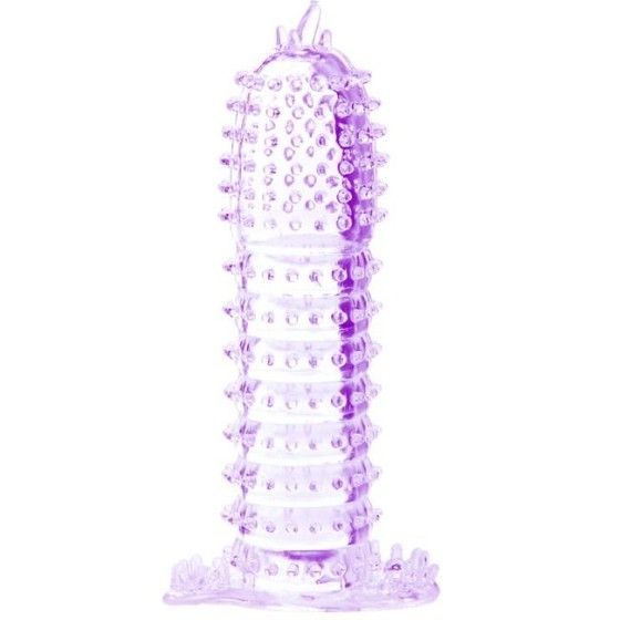BAILE - PENIS SHEATH WITH STIMULATING POINTS PURPLE 14 CM BAILE FOR HIM - 5
