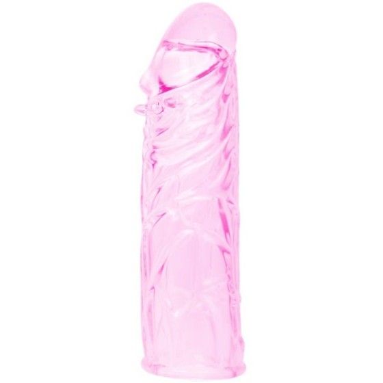 BAILE - PINK STIMULATING SILICONE PENIS COVER 13 CM BAILE FOR HIM - 7