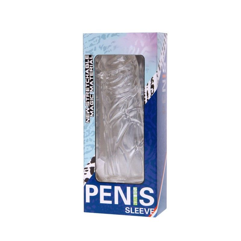 BAILE - TRANSPARENT SILICONE PENIS COVER 13 CM BAILE FOR HIM - 7