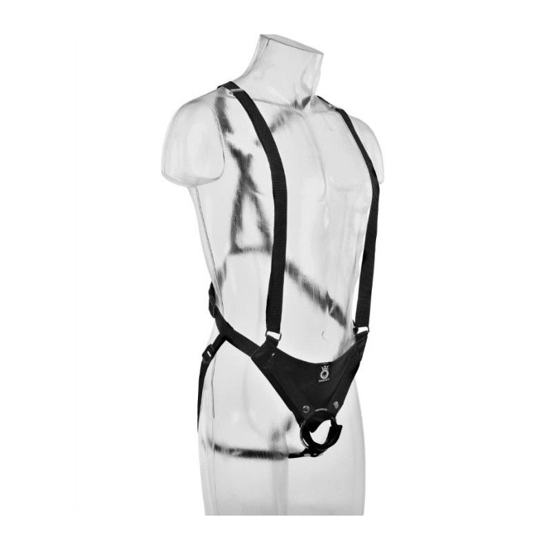 KING COCK - 28 CM HOLLOW STRAP-ON SUSPENDER SYSTEM FLESH KING COCK - 5