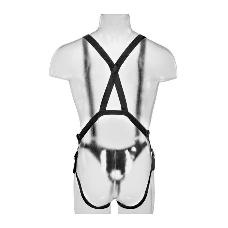 KING COCK - 28 CM HOLLOW STRAP-ON SUSPENDER SYSTEM FLESH KING COCK - 6