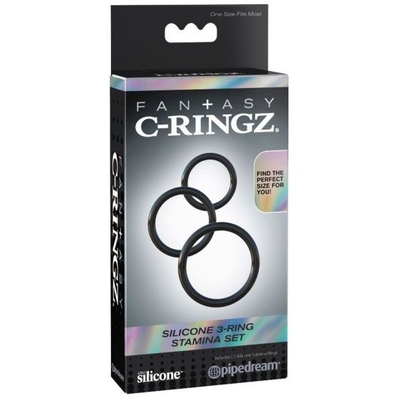 FANTASY C-RINGZ - SILICONE 3 RING STAMINA SET FANTASY C-RINGZ - 3