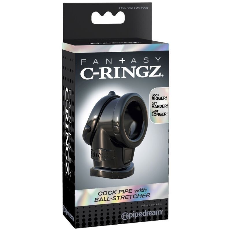 FANTASY C-RINGZ - COCK PIPE WITH BALL STRECH FANTASY C-RINGZ - 3