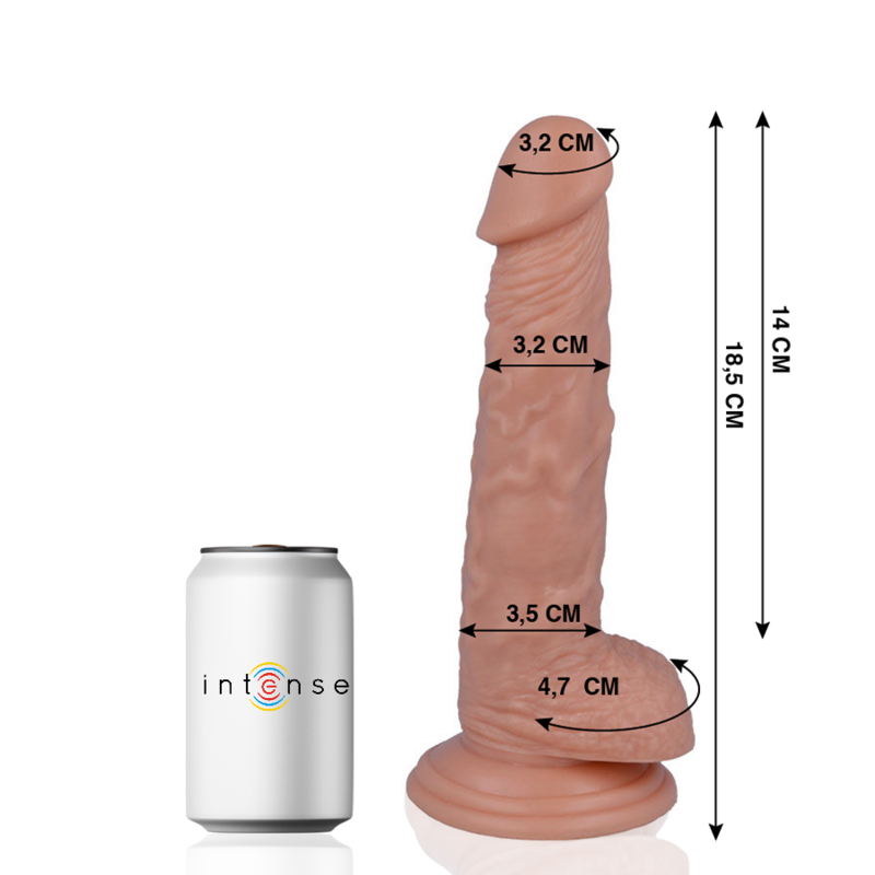 MR INTENSE - 13 REALISTIC COCK 18.5 CM -O- 3.2 CM MR. INTENSE - 1