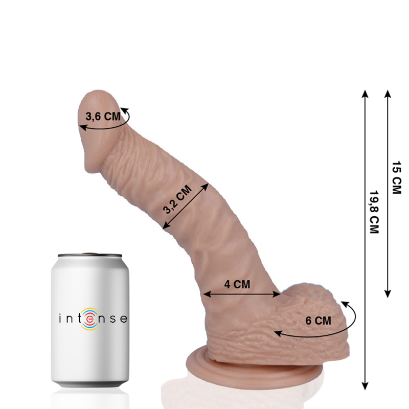 MR INTENSE - 18 REALISTIC COCK 19.8 CM -O- 3.2 CM MR. INTENSE - 1