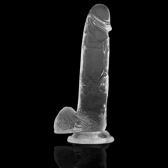 X RAY - CLEAR COCK WITH BALLS 22 CM X 4.6 CM X RAY - 4