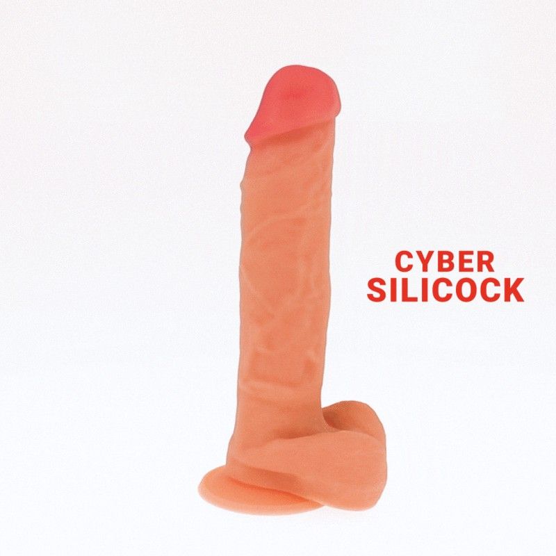 CYBER SILICOCK - ULTRA REALISTIC SOFT LIQUID SILICONE DONG 20.5 CM -O- 4.1 CM CYBER SILICOCK - 1