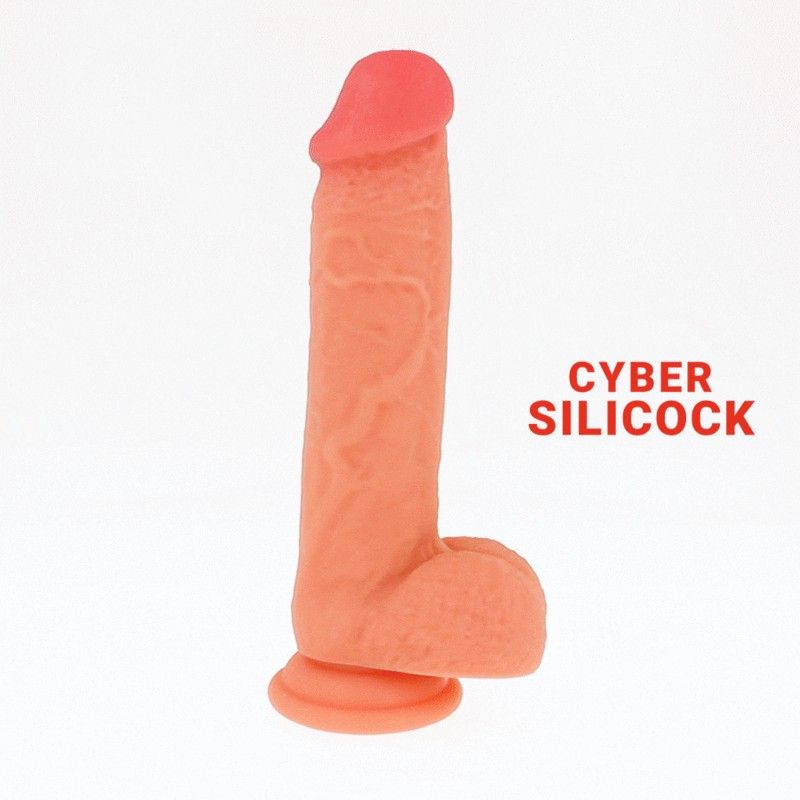 CYBER SILICOCK - SAUL ULTRA REALISTIC SOFT LIQUID SILICONE 21 CM -O- 4.2 CM CYBER SILICOCK - 1