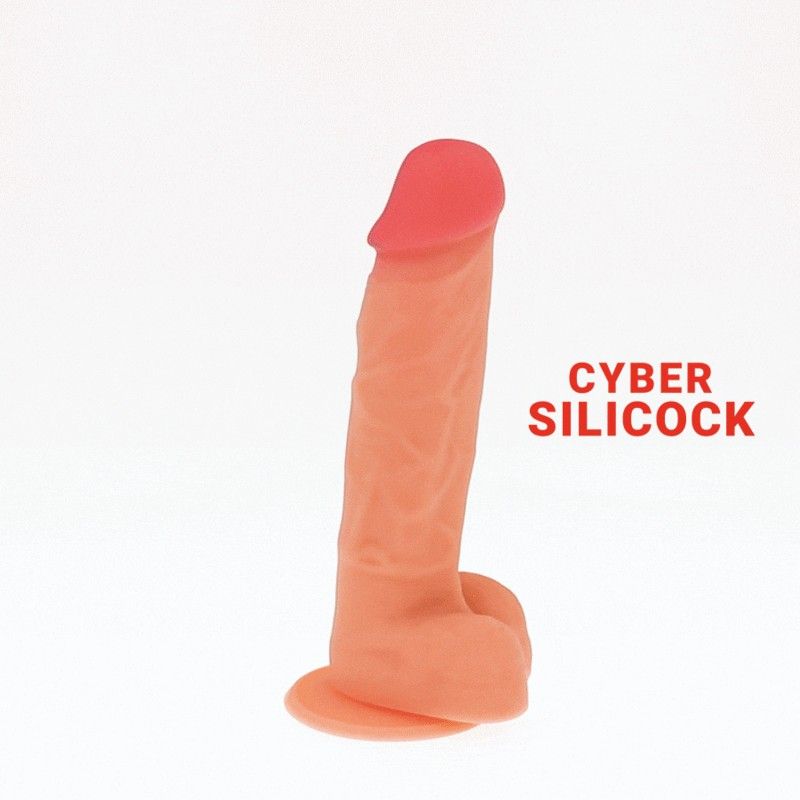 CYBER SILICOCK - OLIVER ULTRA REALISTIC SOFT LIQUID SILICONE 19 CM -O- 3.9 CM CYBER SILICOCK - 1