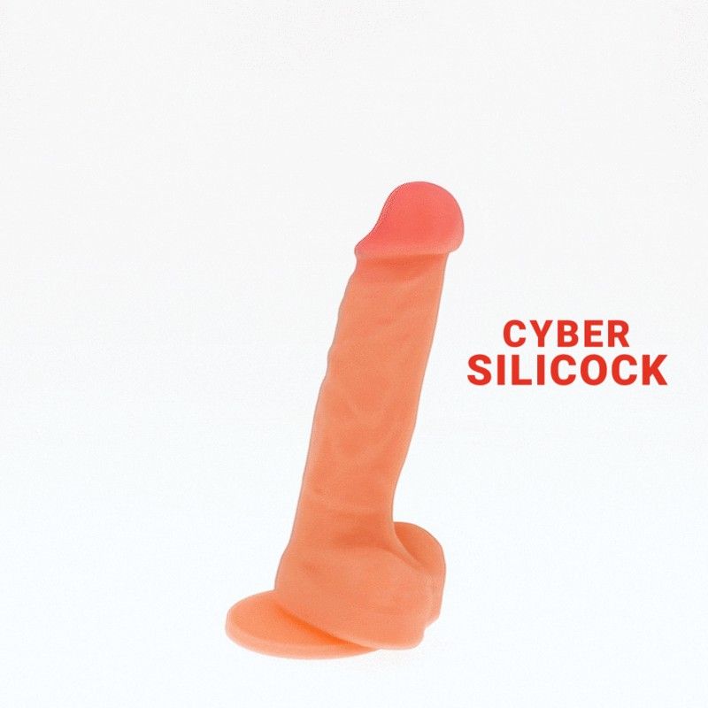 CYBER SILICOCK - ANSEL ULTRA REALISTIC SOFT LIQUID SILICONE 15.5 CM -O- 2.9 CM CYBER SILICOCK - 1