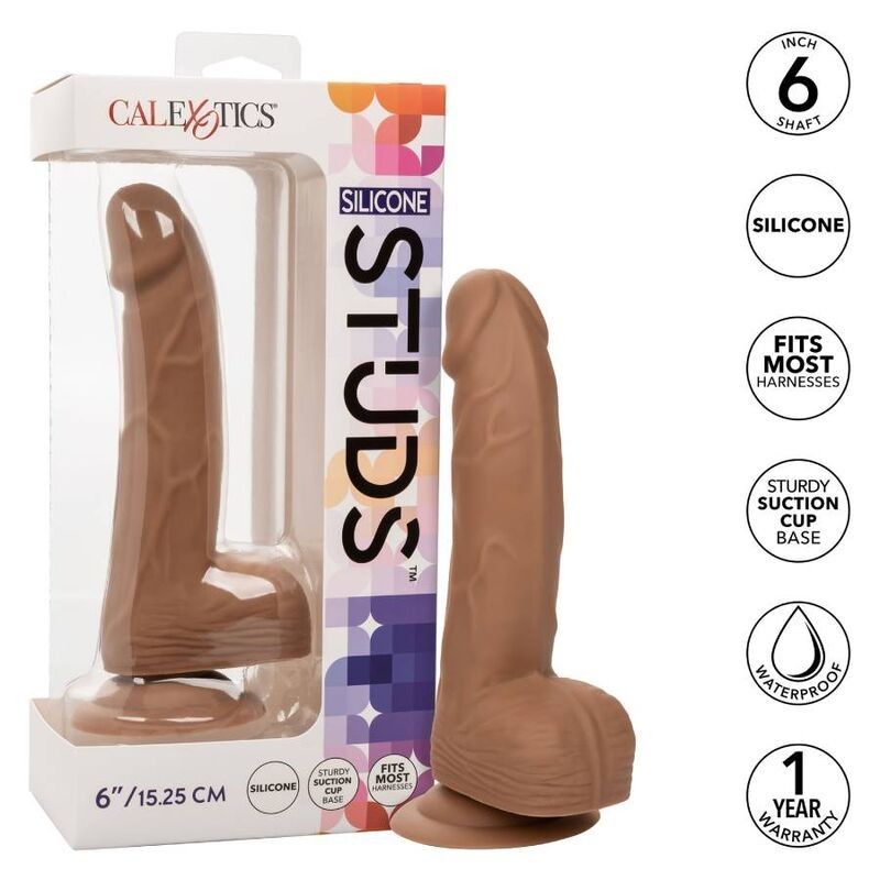 CALIFORNIA EXOTICS - SILICONE STUDS 15.24 CM BROWN CALIFORNIA EXOTICS - 1