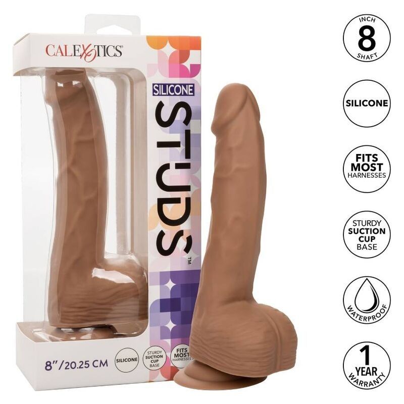 CALIFORNIA EXOTICS - SILICONE STUDS 20.32 CM BROWN CALIFORNIA EXOTICS - 1