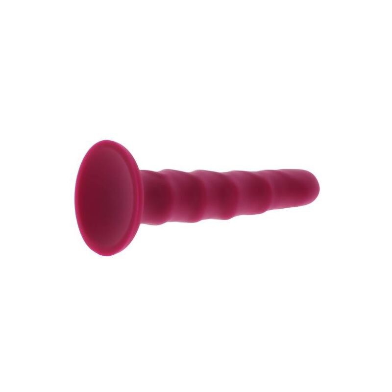 GET REAL - RIBBED DONG 12 CM RED GET REAL - 5