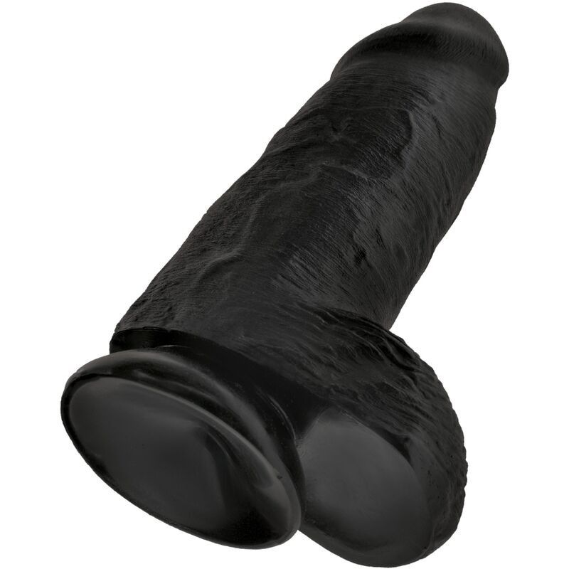 KING COCK - CHUBBY REALISTIC PENIS 23 CM BLACK KING COCK - 4