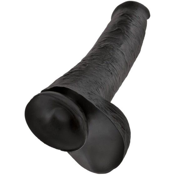 KING COCK - REALISTIC PENIS WITH BALLS 34.2 CM BLACK KING COCK - 4