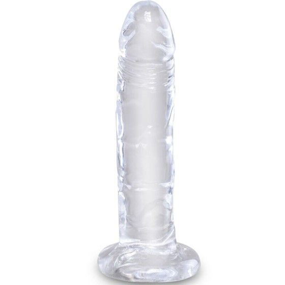 KING COCK - CLEAR REALISTIC PENIS 15.5 CM TRANSPARENT KING COCK - 1