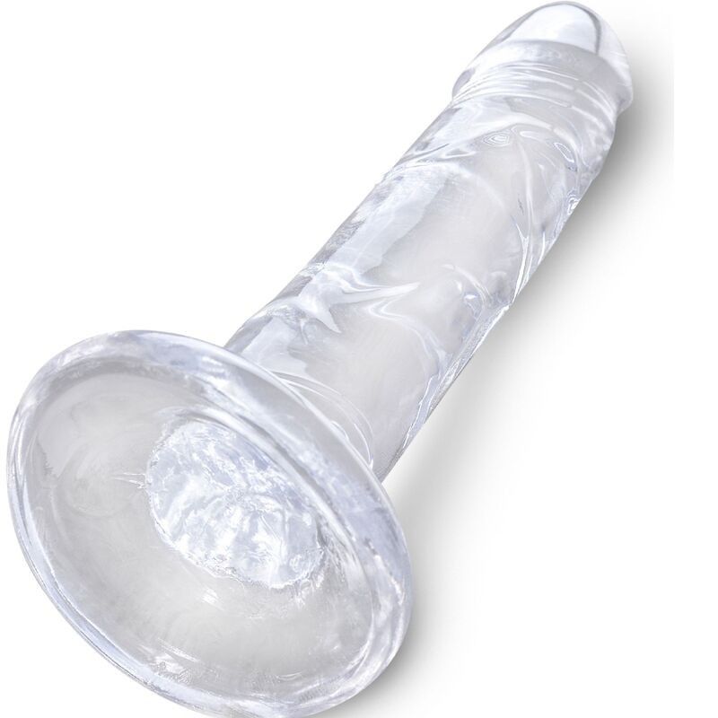 KING COCK - CLEAR REALISTIC PENIS 15.5 CM TRANSPARENT KING COCK - 2