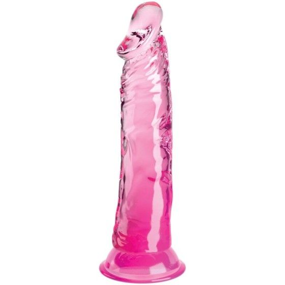 KING COCK - CLEAR REALISTIC PENIS 19.7 CM PINK KING COCK - 1