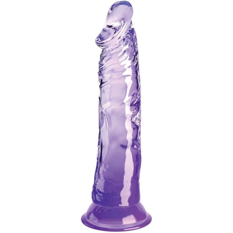 KING COCK - CLEAR REALISTIC PENIS 19.7 CM PURPLE KING COCK - 1