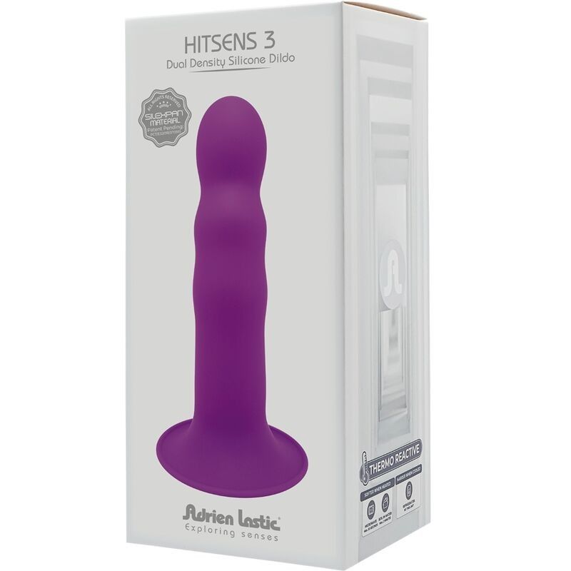 ADRIEN LASTIC - HITSENS 3 SILICONE DILDO VIOLET ADRIEN LASTIC - 4