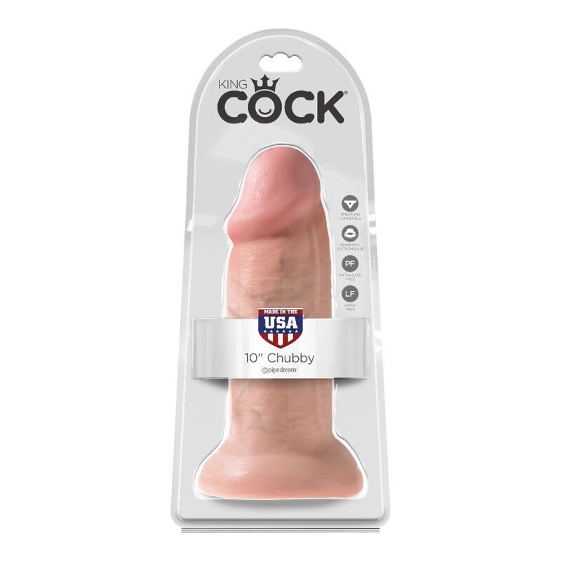 KING COCK - REALISTIC DILDO CHUBBY 25.4 CM KING COCK - 3