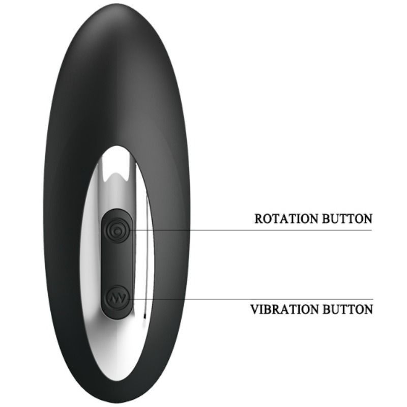 PRETTY LOVE - ANAL ROTATION AND VIBRATION FUNCTION BLACK PRETTY LOVE BOTTOM - 5