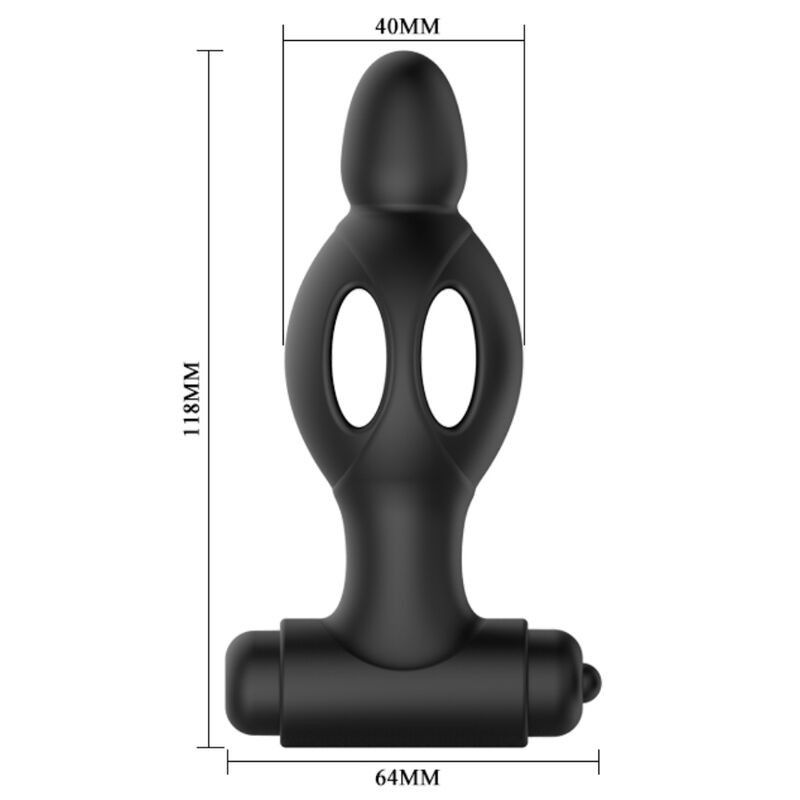 MR PLAY - SILICONE ANAL PLUG WITH VIBRATION MR PLAY - 5