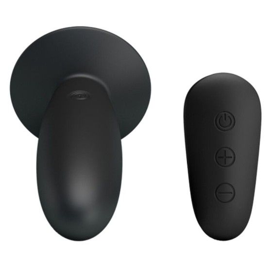 MR PLAY - ANAL PLUG WITH VIBRATION BLACK REMOTE CONTROL MR PLAY - 5