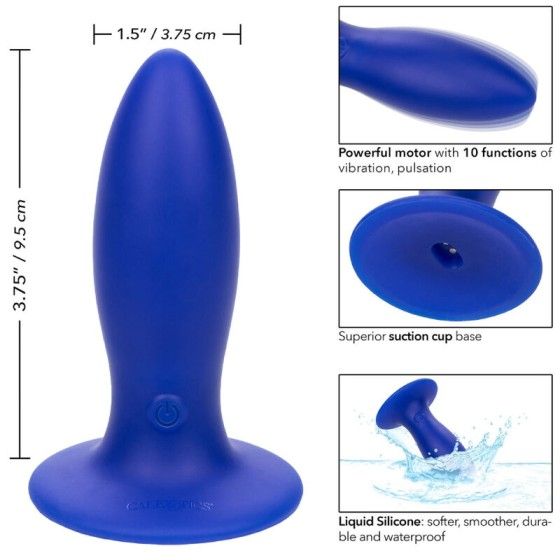 ADMIRAL - TORPEDO ANAL PLUG VIBRATOR BLUE ADMIRAL - 4