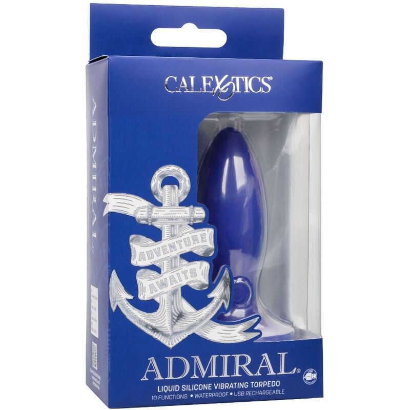 ADMIRAL - TORPEDO ANAL PLUG VIBRATOR BLUE ADMIRAL - 5