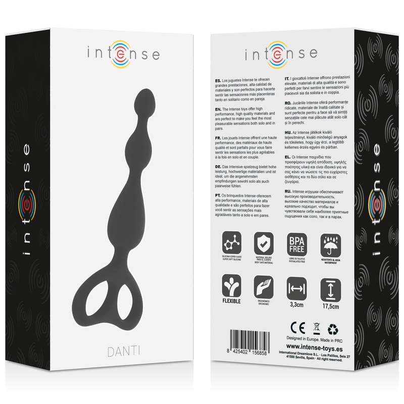 INTENSE - BLACK ANAL DANTI INTENSE ANAL TOYS - 6