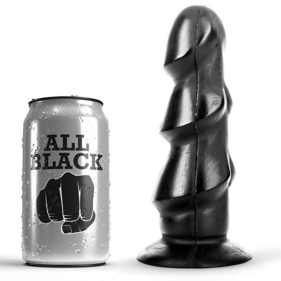 ALL BLACK - DILDO 17 CM ALL BLACK - 1
