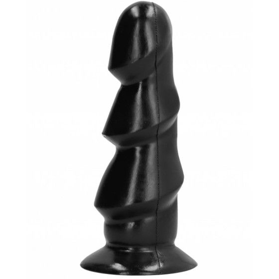 ALL BLACK - DILDO 17 CM ALL BLACK - 3