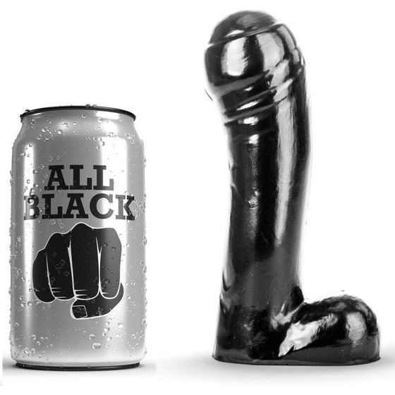 ALL BLACK - DILDO BLACK 15 CM ALL BLACK - 1