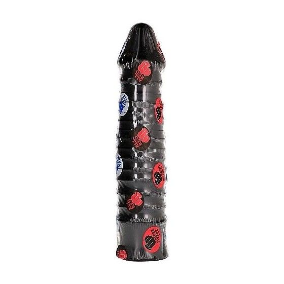 ALL BLACK - DILDO 26 CM ALL BLACK - 3