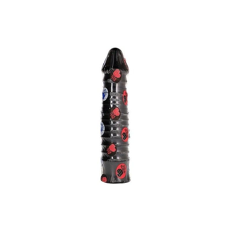 ALL BLACK - DILDO 26 CM ALL BLACK - 3