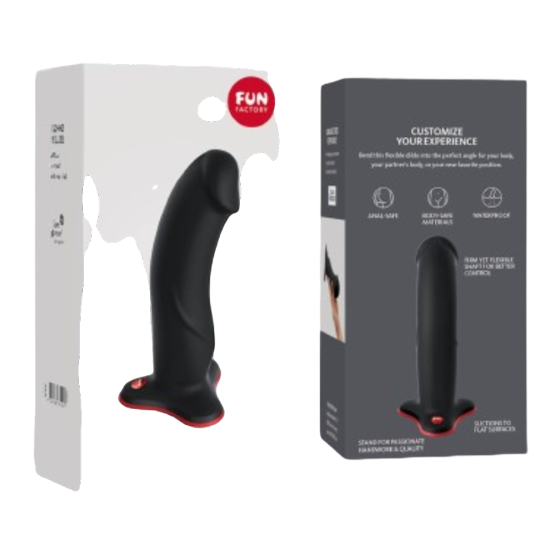 FUN FACTORY - THE BOSS REALISTIC DILDO BLACK FUN FACTORY - 4