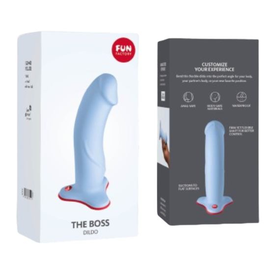 FUN FACTORY - THE BOSS REALISTIC DILDO DOVE BLUE FUN FACTORY - 4