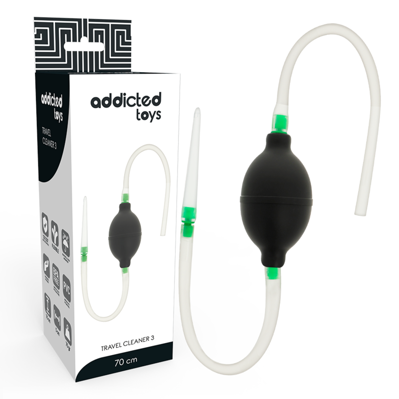 ADDICTED TOYS - BLACK ENEMA SET ADDICTED TOYS - 1