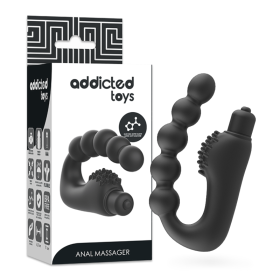 ADDICTED TOYS - ANAL MASSAGER PROSTATIC WITH VIBRATION ADDICTED TOYS - 1