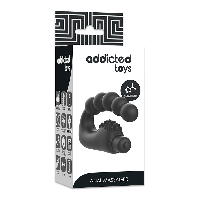 ADDICTED TOYS - ANAL MASSAGER PROSTATIC WITH VIBRATION ADDICTED TOYS - 5