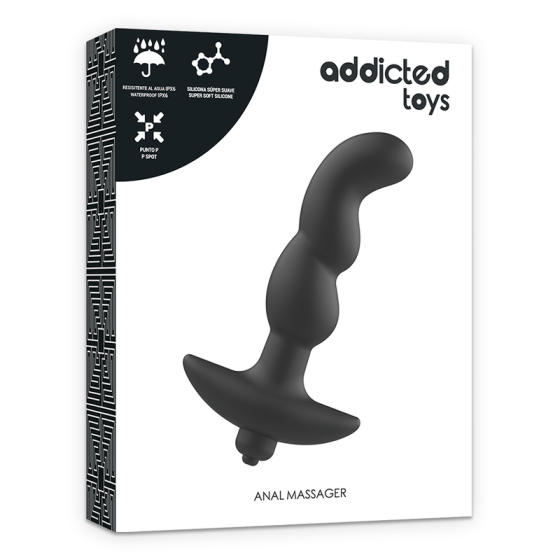 ADDICTED TOYS - ANAL MASSAGER WITH BLACK VIBRATION MODEL 2 ADDICTED TOYS - 5